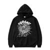 Street Style Hip-hop Adult Men's Hoodie, Creative Graphic Print, Casual Loose Hooded Top for Autumn and Winter, Suitable for Everyday Wear and Sports.