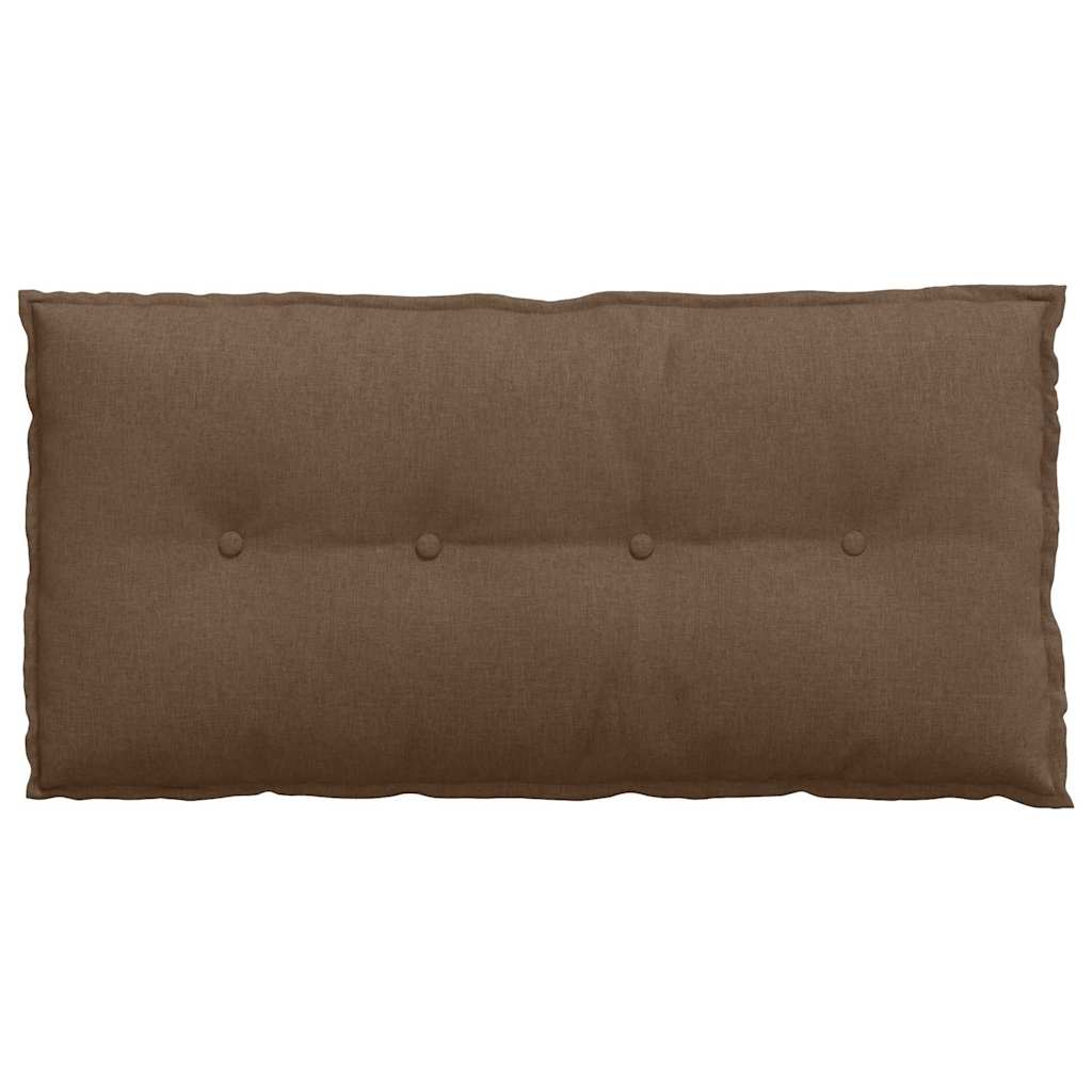 Back Cushion Brown 100 x 19 x 50 cm Fabric