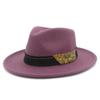Autumn And Winter New British Style Wool Light Luxury Top Hat Women'S Fashion Ethnic Style Jazz Hat Men'S Retro Gentleman'S Hat