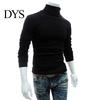 Herren Herbst Einfarbig Langarm Rollkragen Gestricktes Schlankes Unterhemd
