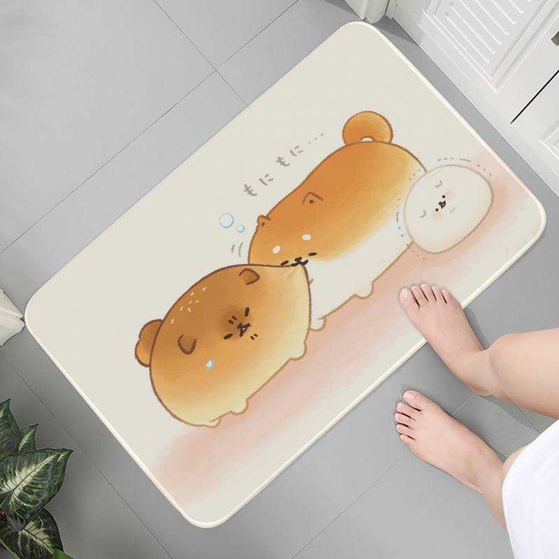 

Килимок для ванної кімнати Нековзкий килимок для вітальні, кухні, привітальний килимок для дверей із принтом 40x60cm