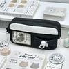 Polka Dot Pen Bag Black White Stationery Bag INS Pencil Case  Back To School