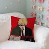 Chainsaw Man I Wanna Feel Some Tits Case Plush Fabric Soft Pillowcase Double Sided Print Cushion Cover Household Gifts