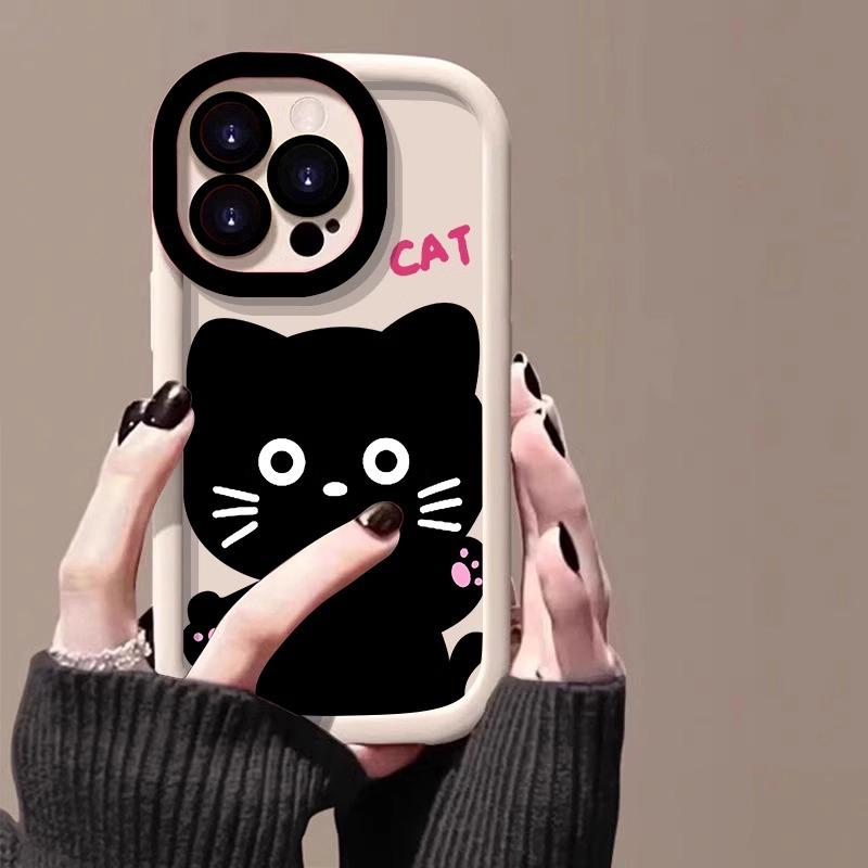 Apple 16promax Mobile Phone Case New Painted IPhone 15pro Skin Feeling Puff 14