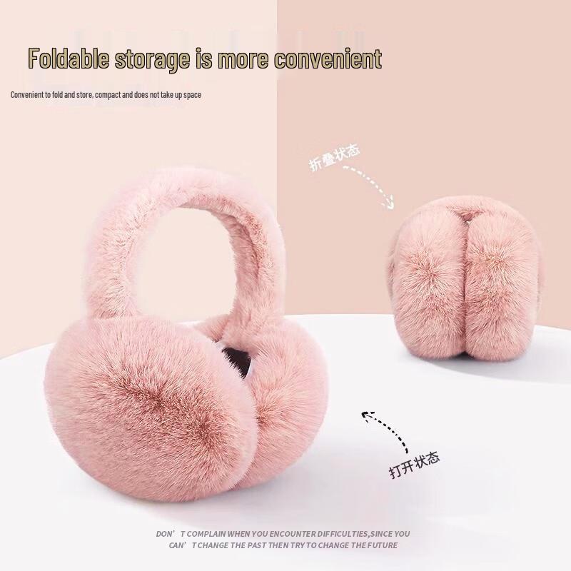 Kyxin Winter Foldable Faux Fur Ear Warmers