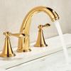 MDNG Black 3-Hole Basin Faucet Set