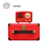 Mao King OTR MW-2A Alto-falante Portátil Retro FM/Bluetooth Plugue CN (adaptador incluso)