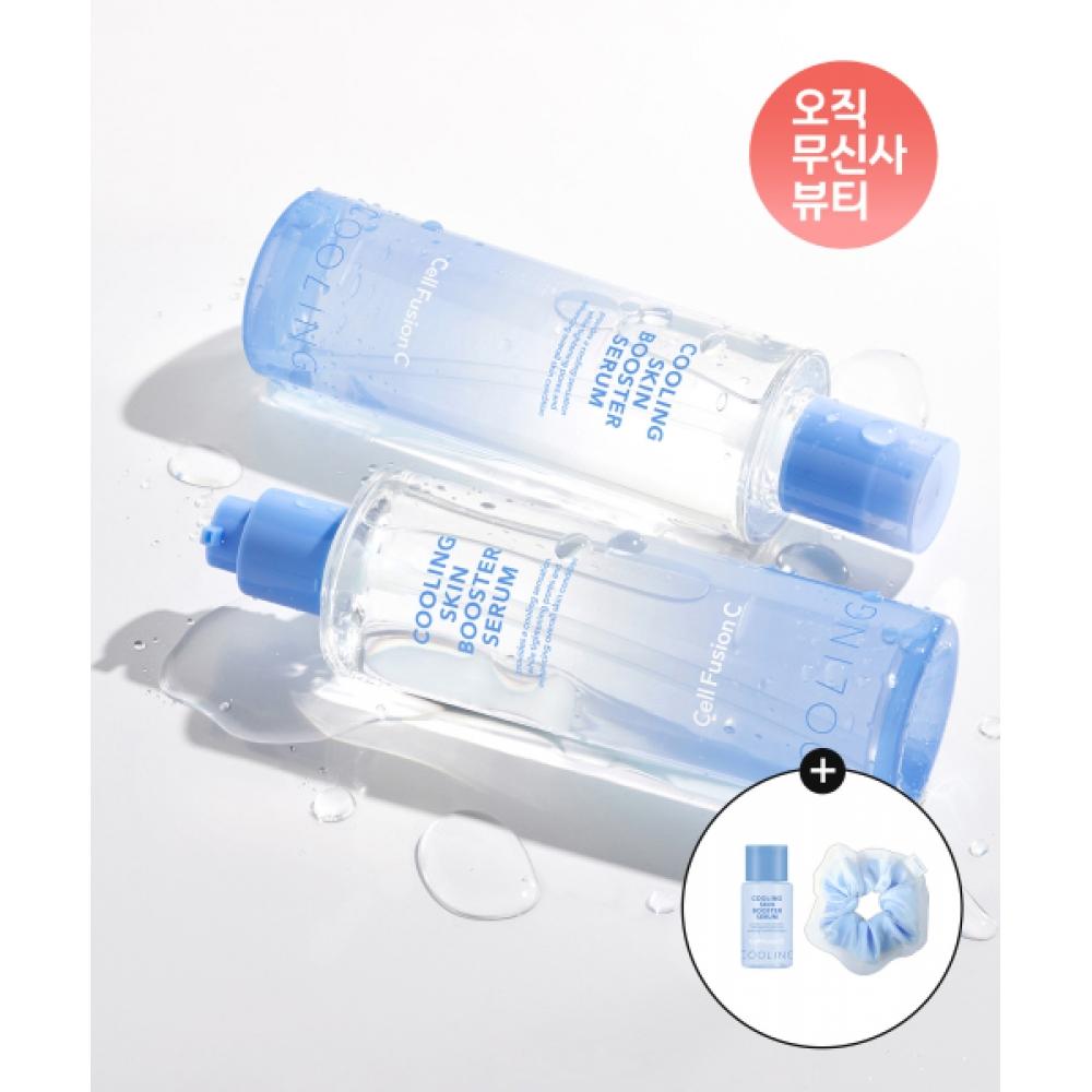 Cell Fusion C [hair sCrunCh+ Skin Booster Miniature Free] Cooling Skin Booster Serum 150ml 2 paCk FREE