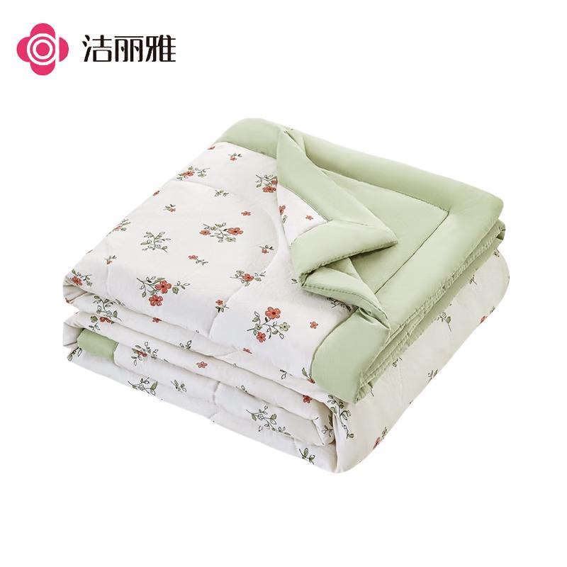 

Jie Li Ya Floral Print Ice Silk Summer Quilt