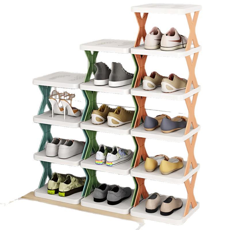 Compact Lightweight Shoe Rack: Space-Saving, Removable Storage for Dorms & Indoor Use