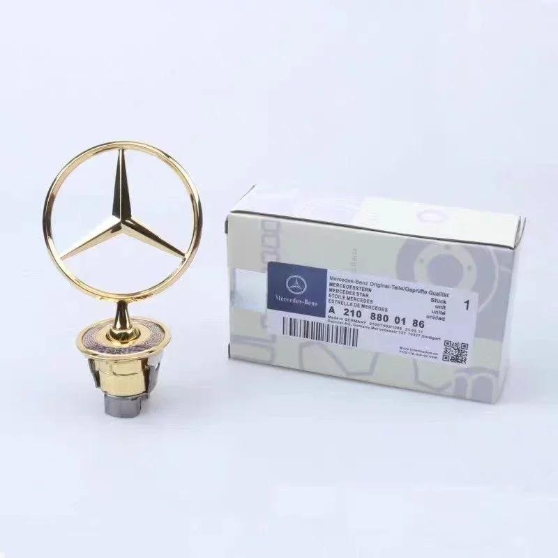 Autocolant Auto Pentru Mercedes Benz 1 Bucată Emblema Logo Capotă Față Mașină Decorativă Aliaj de Zinc Insignă Pentru Mercedes Benz W204 W220 C180 C200
