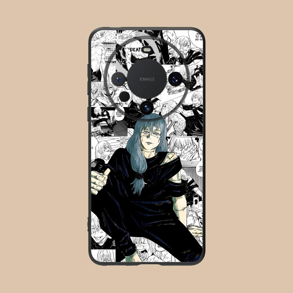JJK Mahito Phone Case for Huawei Mate 60 50 40 30 20 10 Pro Plus Lite E 5G Soft TPU Shockproof Cover