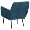 Armchair Blue 62 X 79 X 79 Cm Velvet