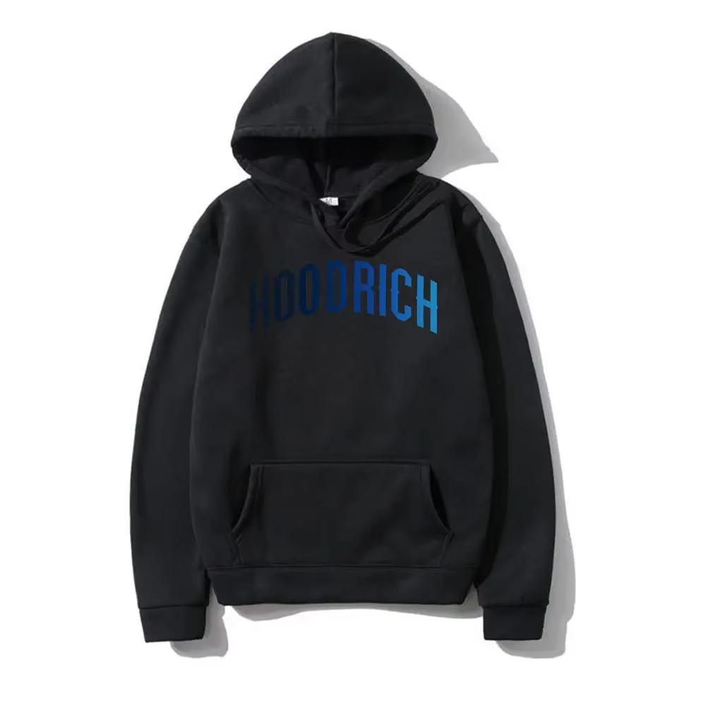 2025 New Men's Fashion Trend Printed Pattern Hoodie Loose Casual Hip Hop Street Character Cotton Printed Hoodie Men's Sw