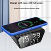 Multifunctional Clock 15W Wireless Charger, Office Desktop Charger with Clock Display, Souvenir Fast Charging