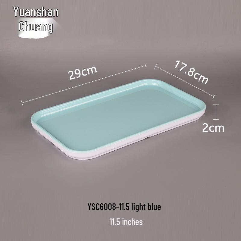 Creative Solid Color Melamine Plate – Faux Porcelain Round Tableware for Home or Hotel Use