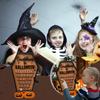 Halloween Advent Calendar Detachable Halloween Countdown Calendar Wooden Home Party Sign Decorations DIY Block Time Tool(Need To Assemble)