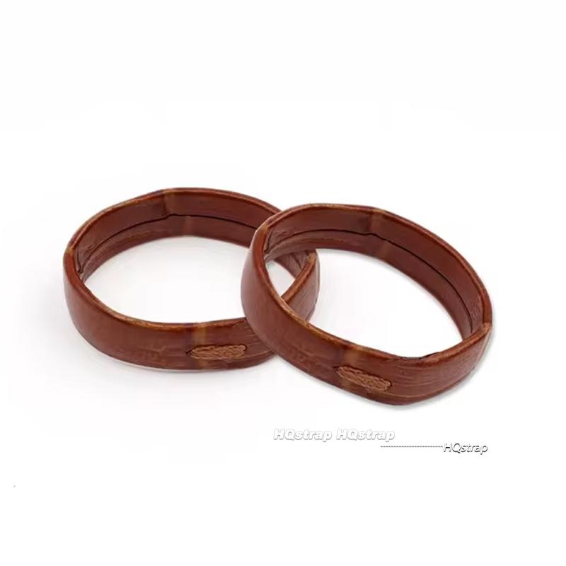14mm 16mm 18mm 20mm 22mm 24mm Leder Uhrenarmband Halter Riemen Schließring Armband Halter 19mm 21mm 26mm Armbandhalter Schlaufe 26mm dunkelbraune