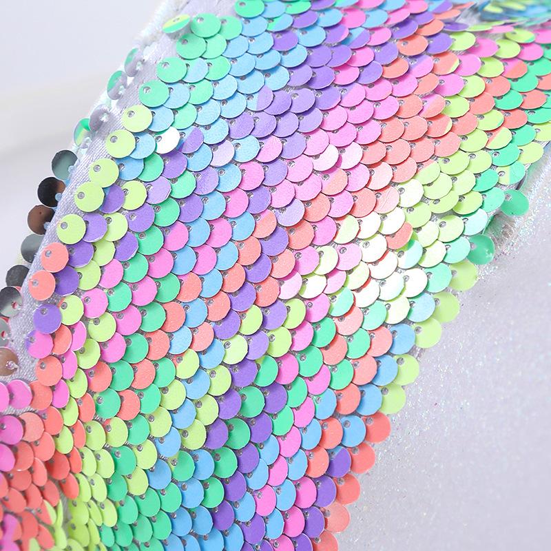 Glitter Rainbow Sequin Fanny Pack & Unicorn Crossbody Backpack for Girls