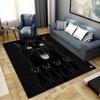 Black Cat Carpet Rug for Living Room Bedroom Home Sofa Decoration,Kids Play Non-slip Floor Mat