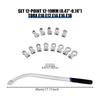 Belt Remove and Install Adjust Tightener Wrench tools with E10/12/14/16/18 Drive Adapters for Engine Belt Adjustment