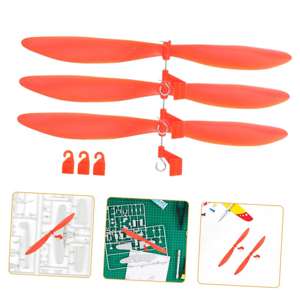 HOMSFOU Model Aircraft Set Made of Ideal for DIY Student Stable Flight Science and Model Propellers, 5-Piece - Plastic, Projects, Performance,