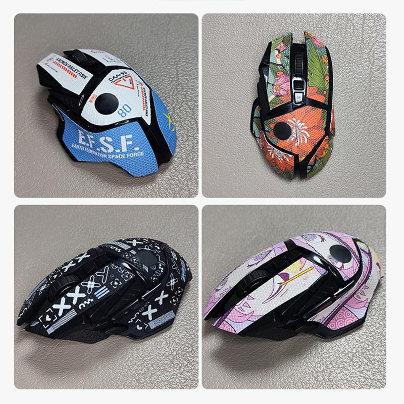 Mouse Grip Tejp Skate Sticker Halkfri Sug Sweat Mus Anti-Slip Sticker För Logitech G502 Hero
