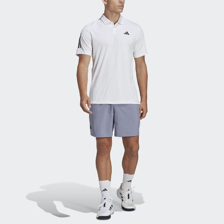 Adidas Free Shipping With AdiClub Club 3 Stripes Tennis Polo Shirt HS3268