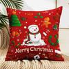 Christmas Pillow Red Festive Bedroom Living Room Sofa Cushion Cushion Christmas Decoration Best Friend Christmas Gift