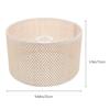 Einfacher Lampenschirm Imitation Gewebter Lichtschutz Beige Stark Langlebig Einfach zu Installieren Moderner Stil Simulierte Rattan-Weberei Lampenabdeckung