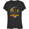 Fifth Sun Women's Lego Star Wars Mando Vintage Sunset Junior's Short Sleeve Tee Shirt