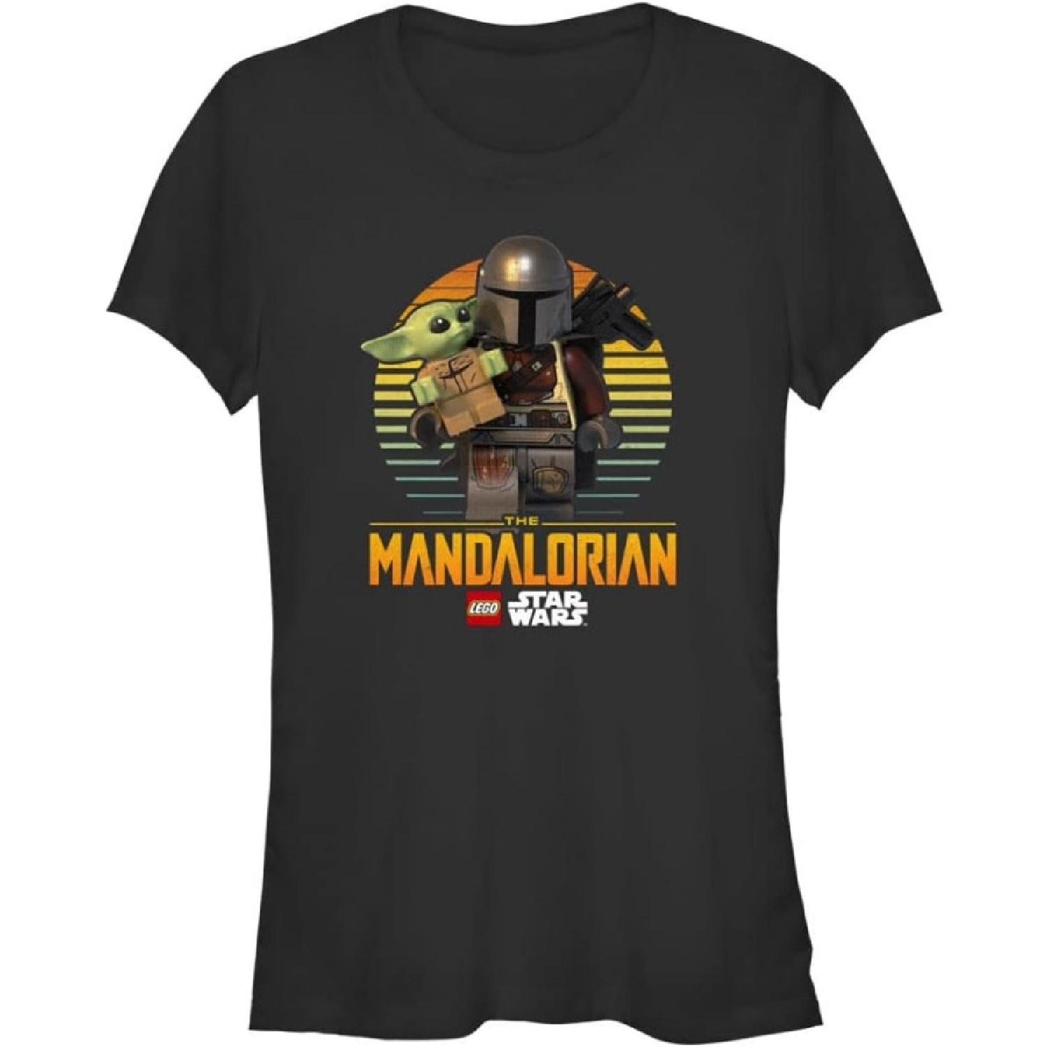 

Жіноча футболка з коротким рукавом Fifth Sun Lego Star Wars Mando Vintage Sunset для підлітків XXXXXL різнокольоровий