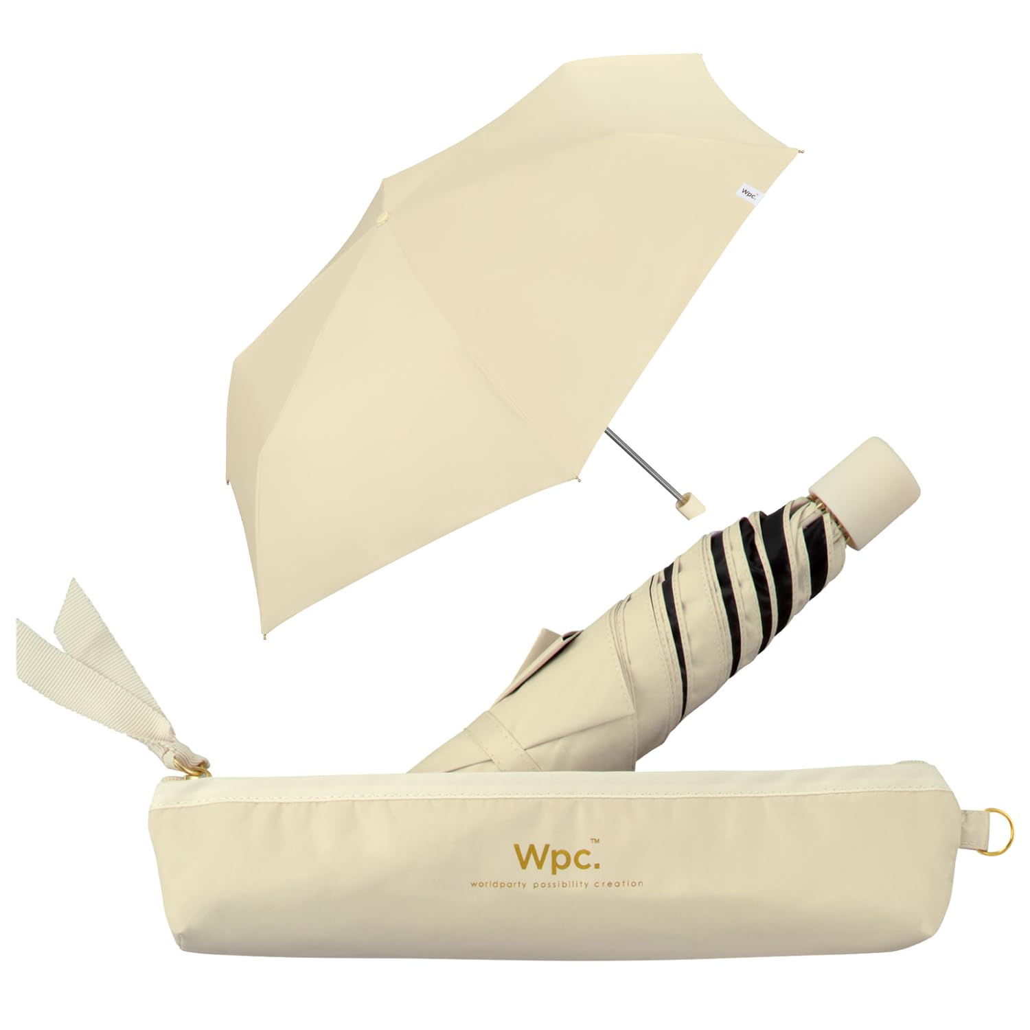 

Всепогодный УФ Для Солнечной и Дождливой 50см Для Для Wpc. Зонт от солнца, Зонт от солнца, Бежевый, 100% затенение, 100% защита, UPF50+, Дни, Спицы, Женский, Тонкий, бежевый