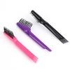 2-In-1 Hair & Comb Cleaning Brush Dual-Head Design For Air Cushion/Regular Combs, Curling Combs, Removing Broken Hairs And Dust