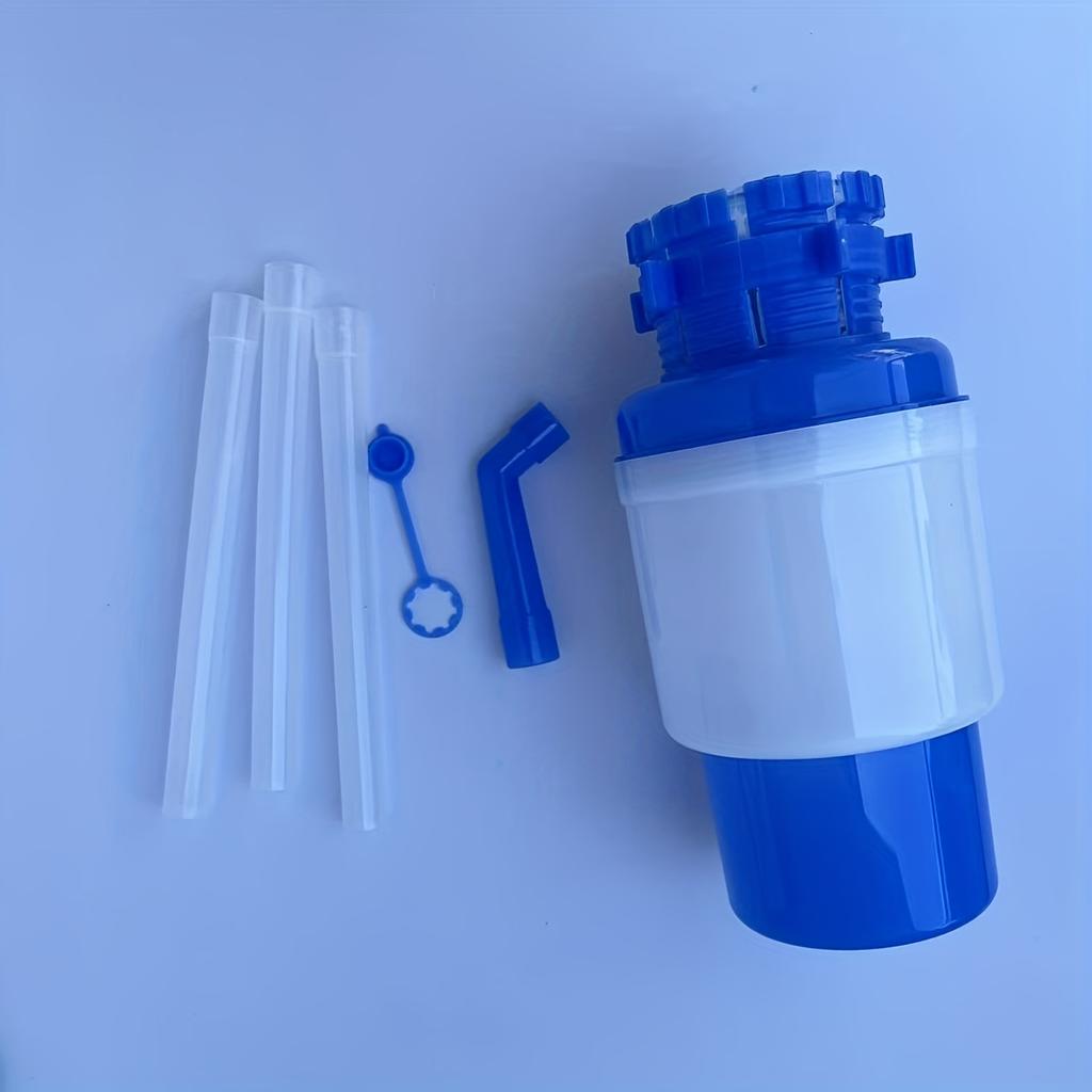 Pompă manuală pentru sticle de apă, pompă de presiune manuală pentru fântână de băut, pompă de presă a apei cu tub extra scurt, grad alimentar