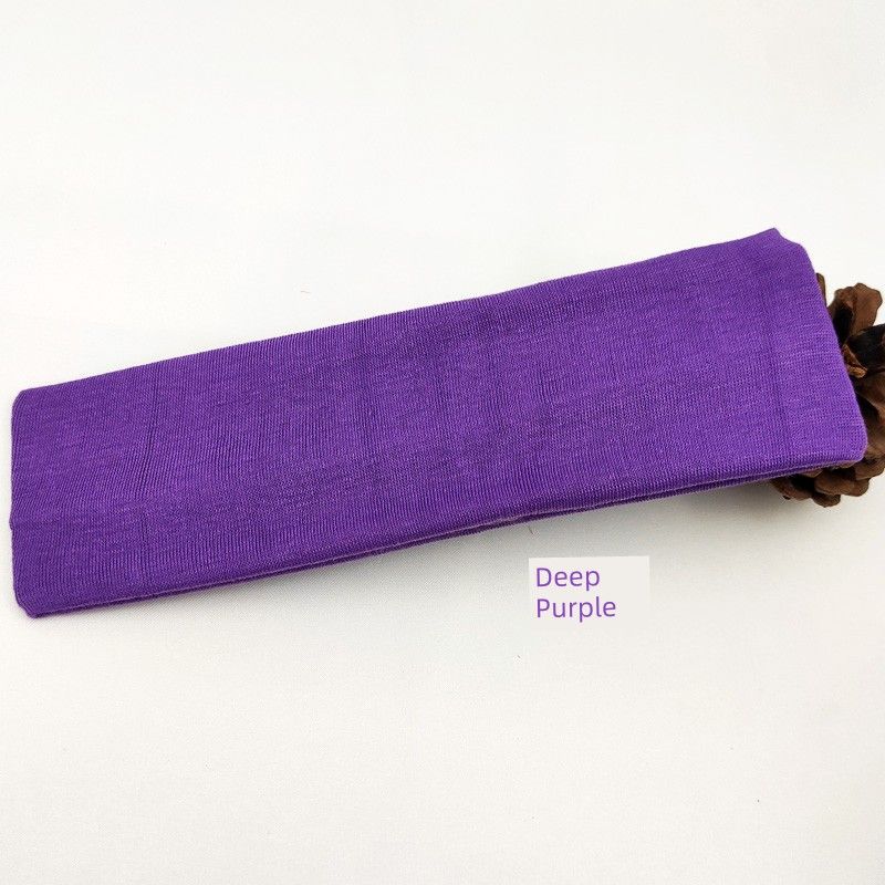 European and American Sports Fitness Outdoor Cotton Headband
