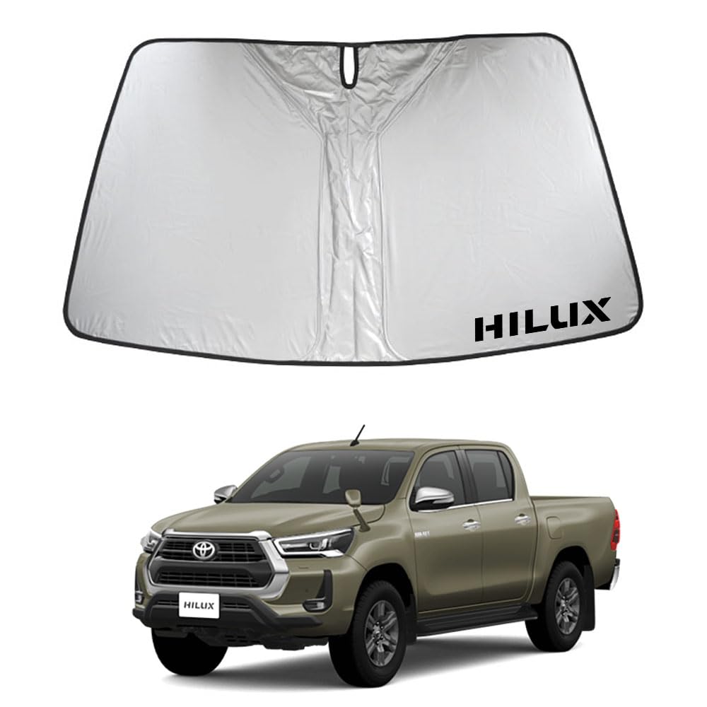 

LEXLEYS Передний солнцезащитный козырек для Toyota Hilux Серия GUN125 Солнцезащитный козырек для автомобильного стекла Комплект чехлов для окон Чехол на окно Товары для автокемпинга Запчасти Автомобильный козырек На заказ