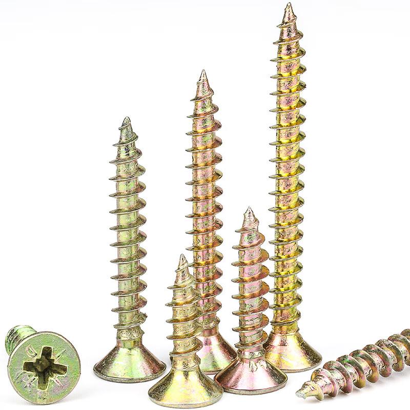 Colorful Zinc Plated Phillips Flat Head Wood Screws