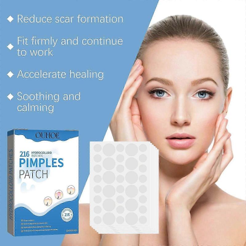 Ouhoe Acne Nursing Adhesive Bandage Facial Acne Waterproof Breathable Facial Skin Care Nursing Adhesive Bandage