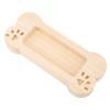 Business Card Holder Display Wooden Bone Shaped Lightweight Business Card Stand Organizer Rack