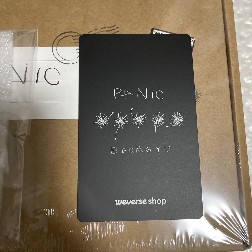 [USED] TXT Beomgyu Panic Weveres Bonus