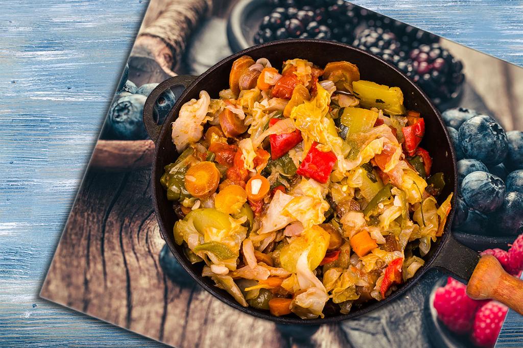 GLASPANEL FÜR DIE KÜCHE 65x60 Früchte