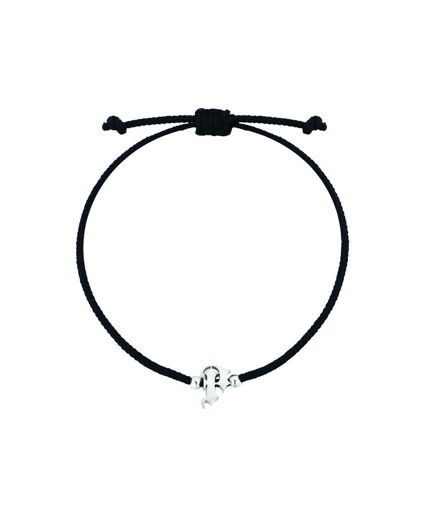 Indyarchive Initial Bracelet - Black