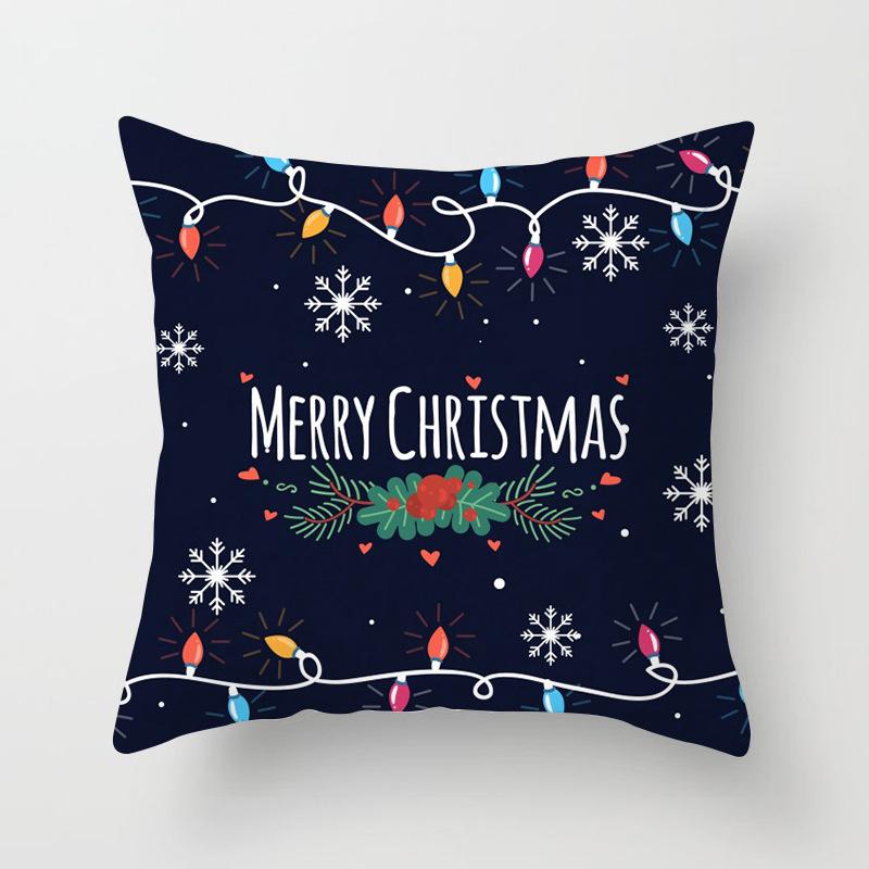 New Christmas Pillowcase Festive Home Decoration Gift Sofa Pillowcase