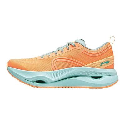 Li Ning Minimalistiska Bekväma Stötdämpande Slitstarka Låga Löparskor Dam Orange ARHU006-21