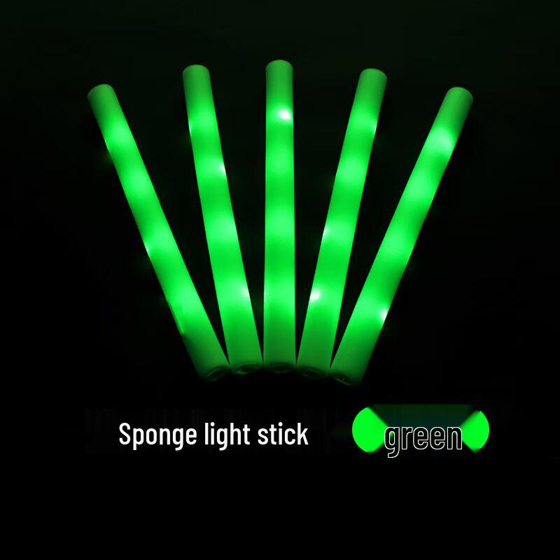 Concert Sponge Glow Sticks - 10 Pack