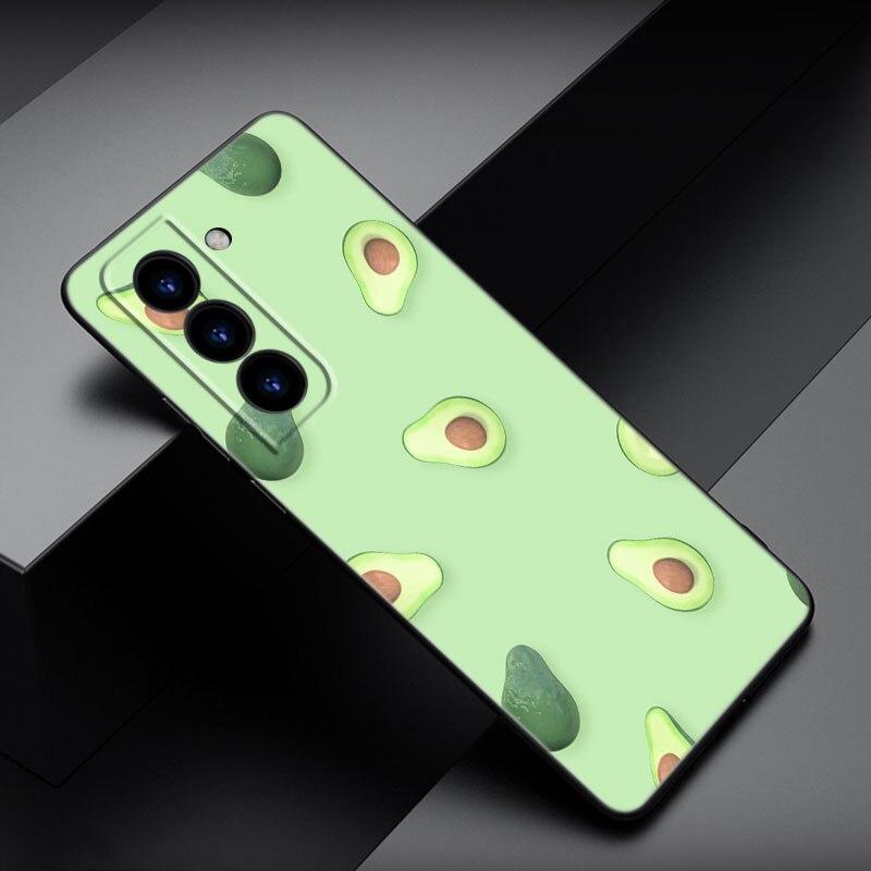 Summer Fruit Cherry Phone Case For Samsung Galaxy S22 Pro S21 S20 FE Ultra S10 Lite S10 S10E S9 S8 Plus Soft TPU Black Cover