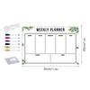 3D Acrylic Erasable Weekly Planner Board