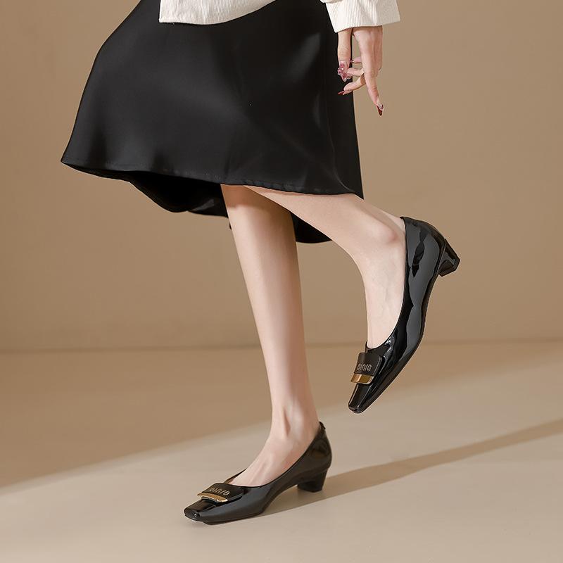 Yuanlitong Spring New European and American Style Light Luxury High Heels Women Wear High-end Comfortable Soft-soled Fashion Shoes