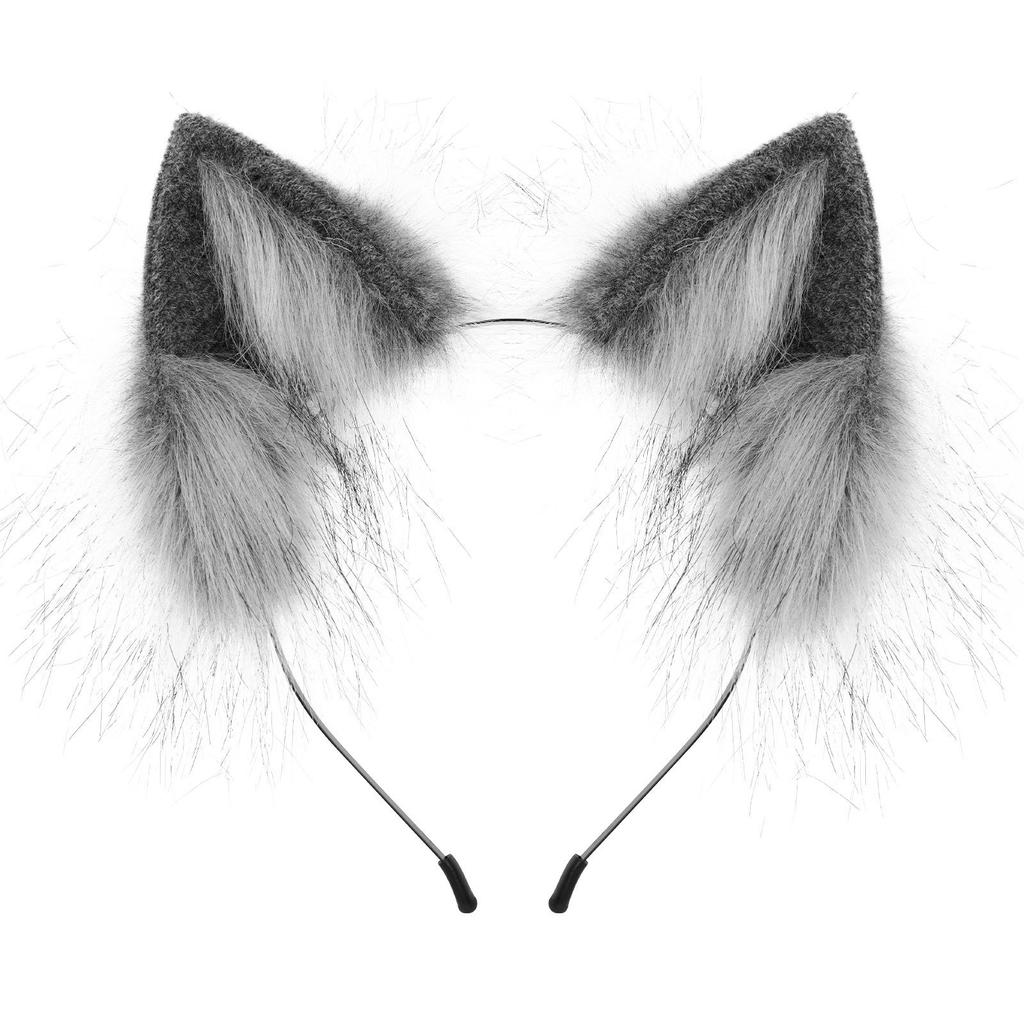 Realistic Handmade Plush Cat & Fox Ears Headband - Japanese Lolita Style Hair Accessories